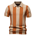Herren Poloshirt mit modernem Streifenmuster
