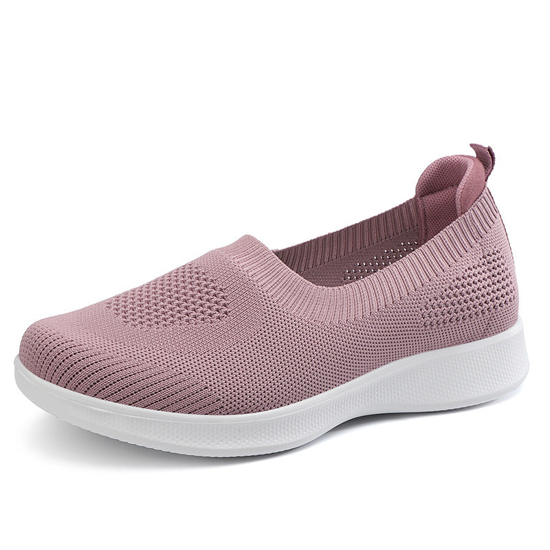 Damen nan nahtloser Slip-On Komfortschuh mit elastischem Maschenobermaterial und federleichter EVA-Laufsohle R&B