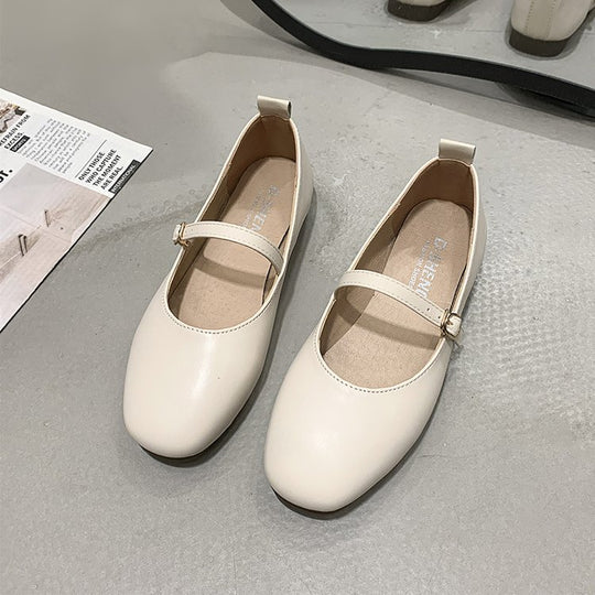Damen Ballerinas mit elegantem Riemchen und bequemem Fußbett R&B