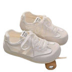 Damen Sneakers mit verspieltem Spitzendetail und atmungsaktiver Obermaterialstruktur R&B