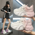 Damen Sportliche Chunky Sneakers mit atmungsaktiver Mesh-Oberfläche und flexibler Sohle