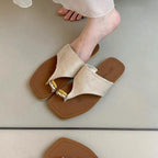 Damen Sandalen mit eleganten Riemen und glamourösen Details EB