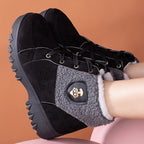 Damen Winterstiefel mit weichem Innenfutter und modischem Fleecefutter R&B
