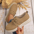 Damen Bequeme Sneakers mit doppeltem Riemendesign R&B