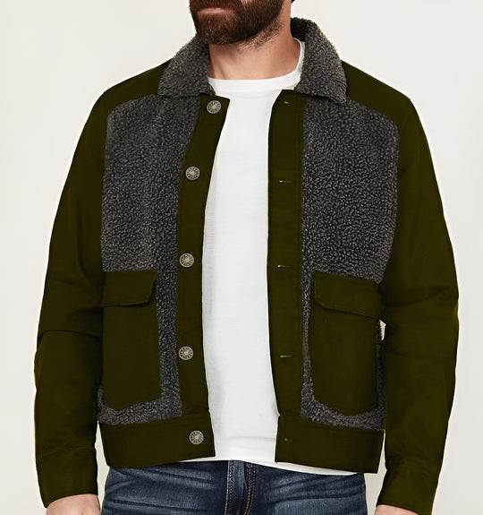 Herren Flanell-Jacke mit gewobenem Innenfutter R&B