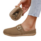 Damen Komfortable Mules mit modischer Schnalle R&B