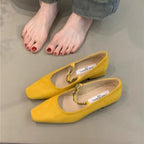 Damen elegante Ballerinas mit modischem Riemchen R&B