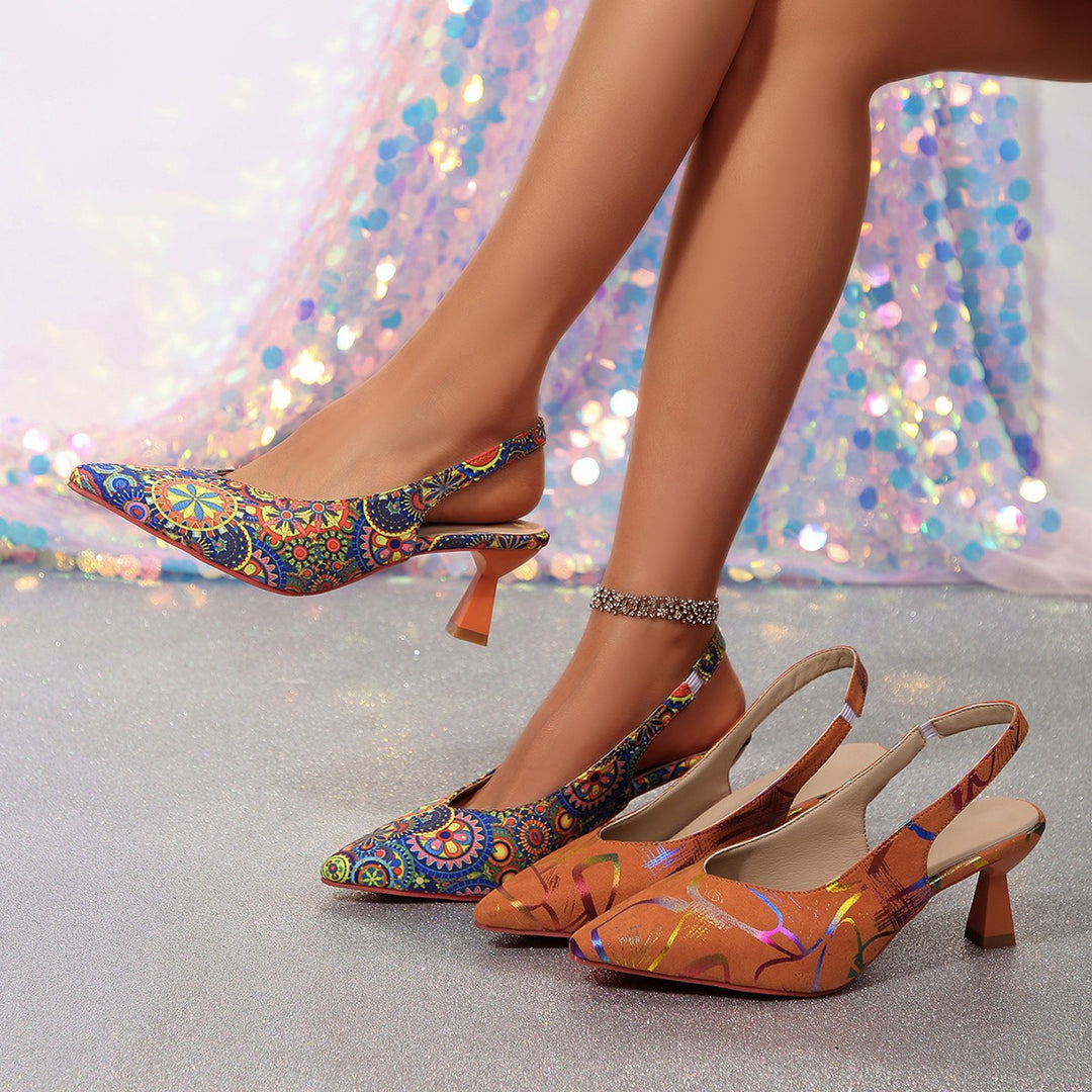 Damen elegante Sling-Pumps mit modischem Design R&B