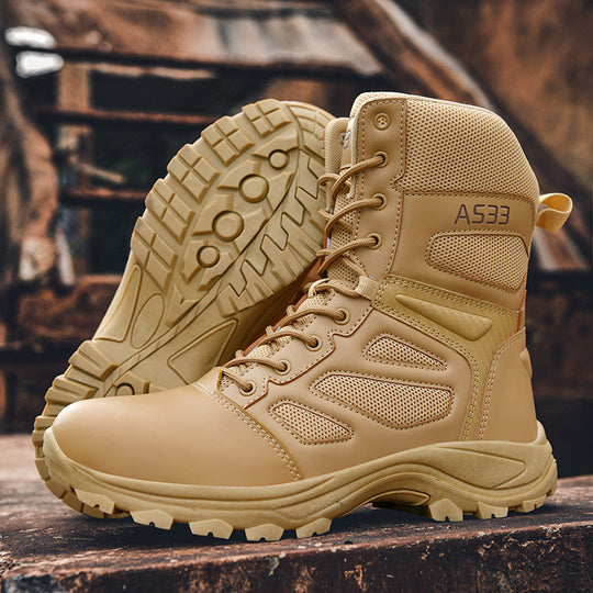Damen High-Top Outdoor-Sicherheitsstiefel mit rutschfester Sohle und atmungsaktivem Obermaterial R&B