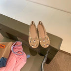 Damen Ballerinas mit eleganter Floral-Applikation und komfortabler Innensohle R&B