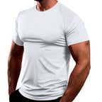 Herren Atmungsaktives Fitness-T-Shirt aus leichtem Stoff mit körperbetontem Schnitt R&B