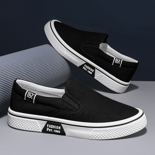 Damen bequeme Slip-On Sneakers aus atmungsaktivem Material R&B