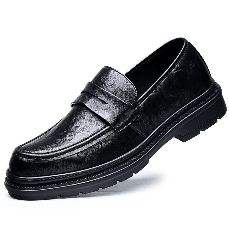 Herren Elegante Ledermokassins mit rutschfester Sohle R&B