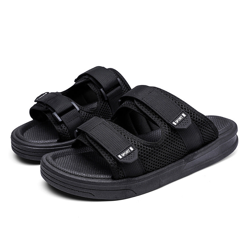 Damen Sportliche Badesandalen mit ergonomischem Klettverschluss und rutschfester Sohle R&B
