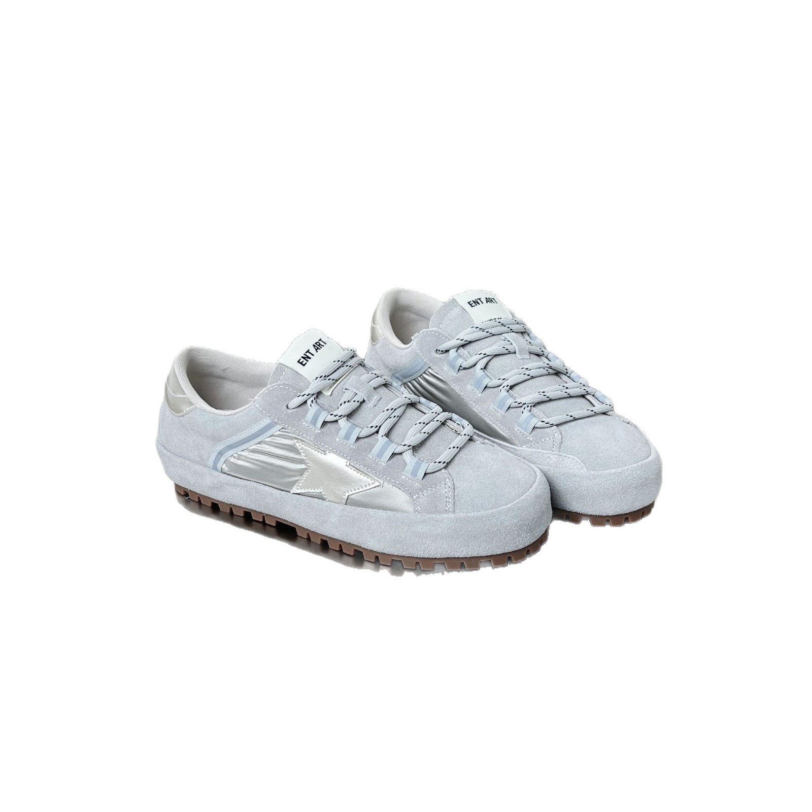 Damen Modische Sneaker mit hochgezogener Sohle und atmungsaktivem Obermaterial R&B