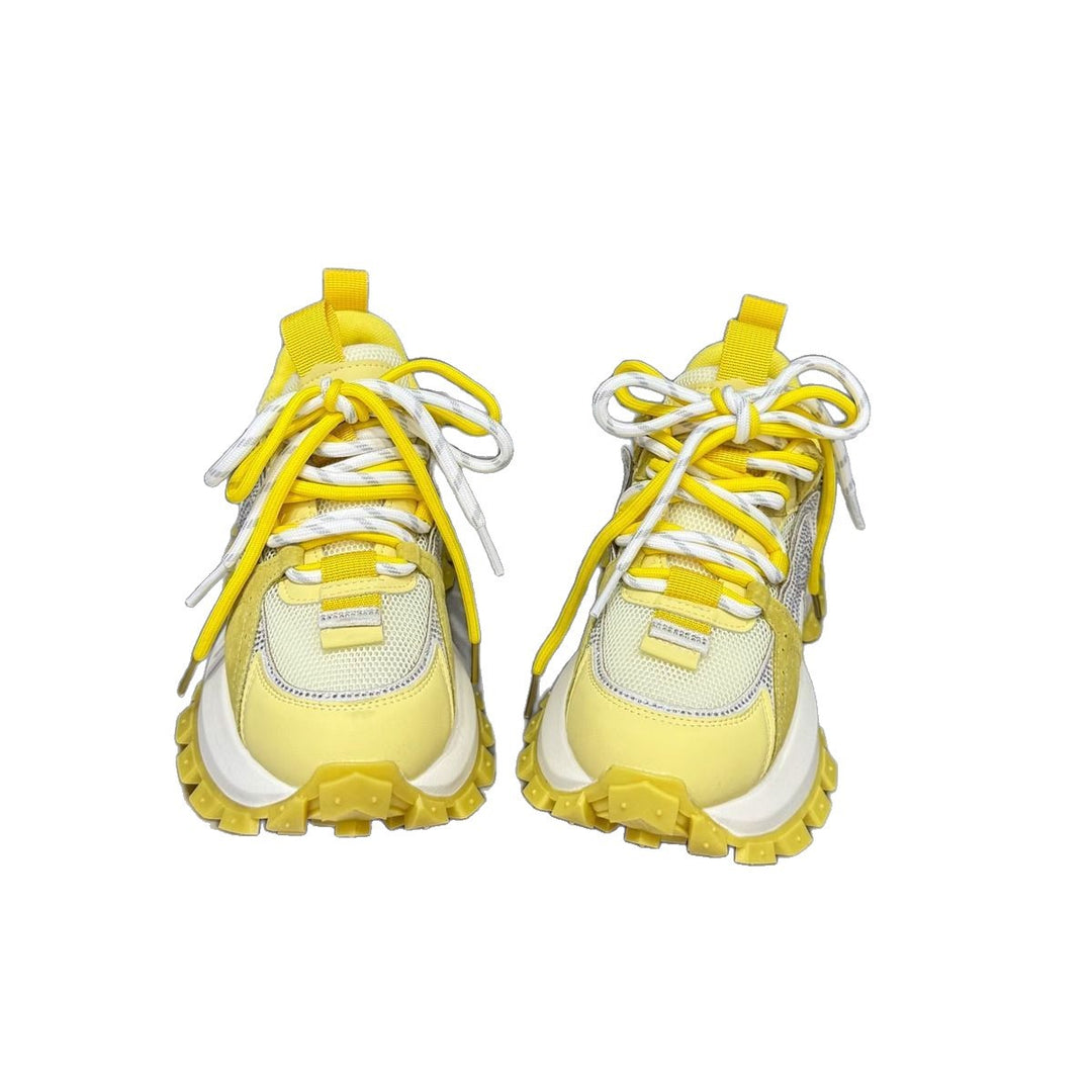 Damen Sportliche Chunky-Sneaker mit dicker Plattform und atmungsaktiver Oberflächenstruktur R&B