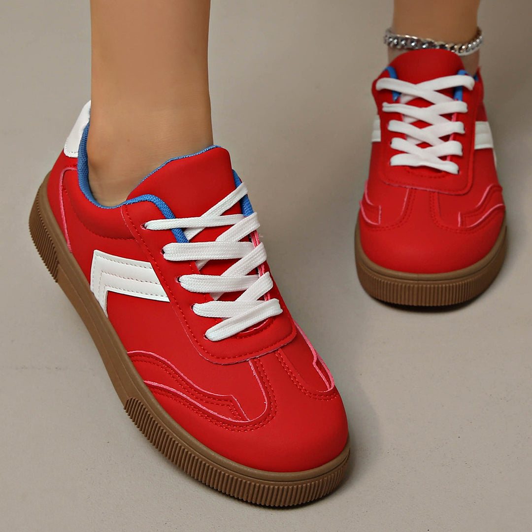 Damen Bequeme Freizeitsneaker mit trendigem Obermaterial R&B