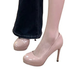Damen elegante Absatzschuhe mit komfortablem Plateau R&B