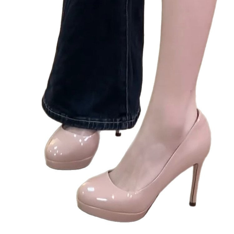 Damen elegante Absatzschuhe mit komfortablem Plateau R&B