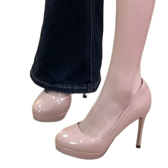 Damen elegante Absatzschuhe mit komfortablem Plateau R&B