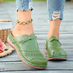 Damen Komfortable und elegante Clogs mit stilvollem Lochdesign R&B