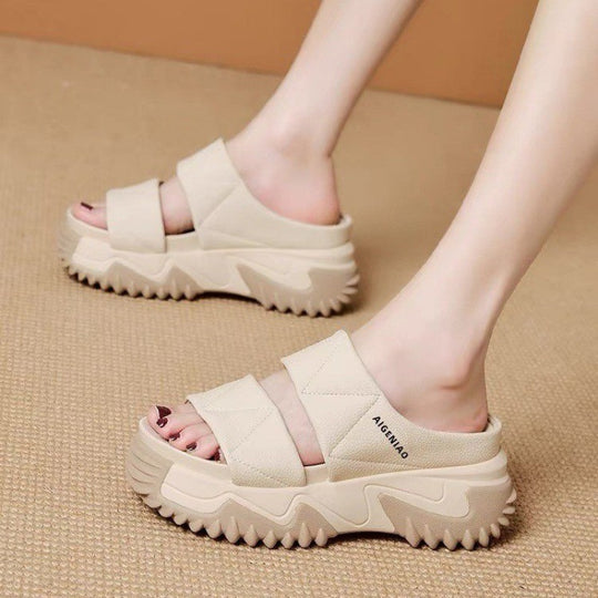 Damen Komfortable und modische Sandalen mit gepolsterter Sohle R&B