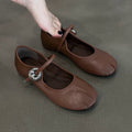 Damen elegante Ballerinas mit modischem Riemchen und dekorativem Schmuckdetail R&B