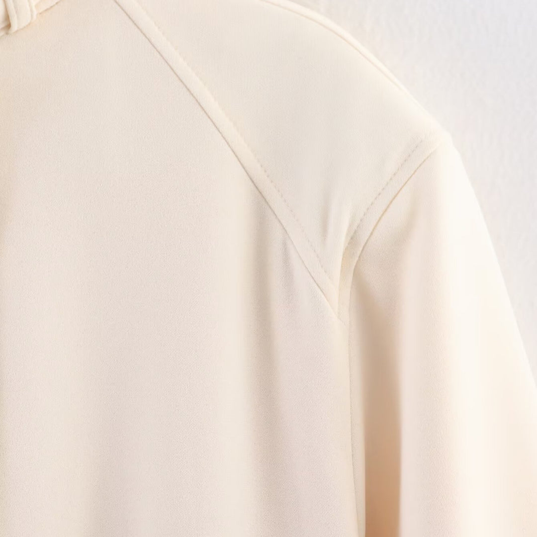Damen modische Übergangsjacke mit elegantem Stehkragen R&B