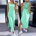 Damen Maxi-Kleid mit handgefertigter Spitze R&B