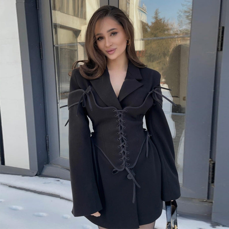 Damen Modischer Couture-Blazer R&B