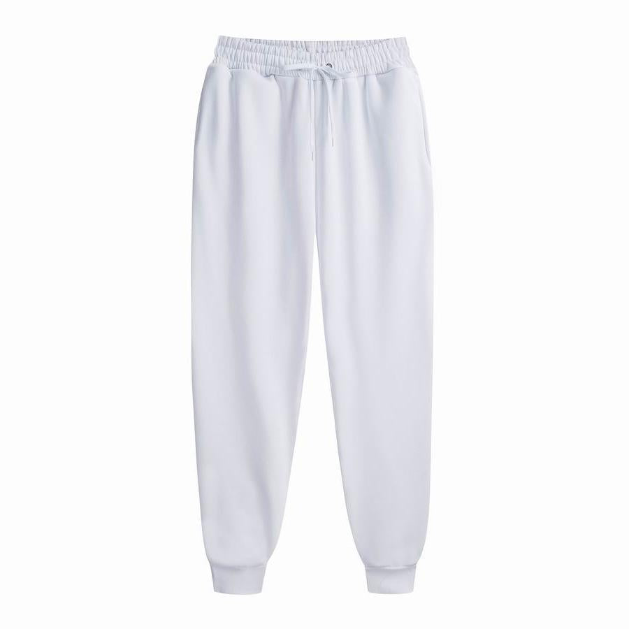 Damen Bequeme Sporthose mit elastischem Bund und Seitentaschen R&B