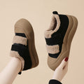 Damen modische Sneaker mit praktischem Klettverschluss und wärmendem Innenfutter R&B