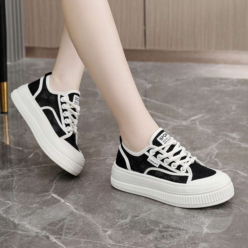 Damen modische Sneaker mit atmungsaktivem Obermaterial und rutschfester Sohle R&B