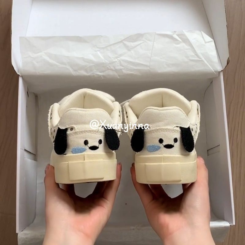 Damen Canvas Sneakers mit flexibler Gummisohle und atmungsaktivem Obermaterial