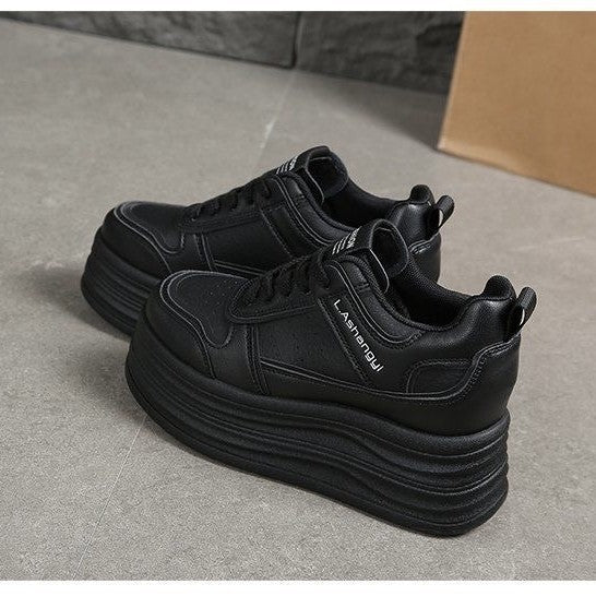 Damen Hochmodische Plateau Sneakers mit eleganter Silhouette R&B