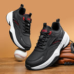 Damen Sportliche Sneakers mit atmungsaktiver Oberflächenstruktur und dämpfender Sohle R&B
