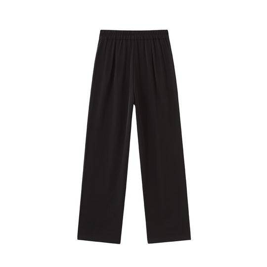 Damen Weit geschnittene Palazzo-Hose mit seitlichen Schlitzdetails R&B