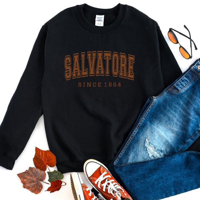 Damen Sweatshirt mit Vintage-Print und komfortablem Schnitt R&B
