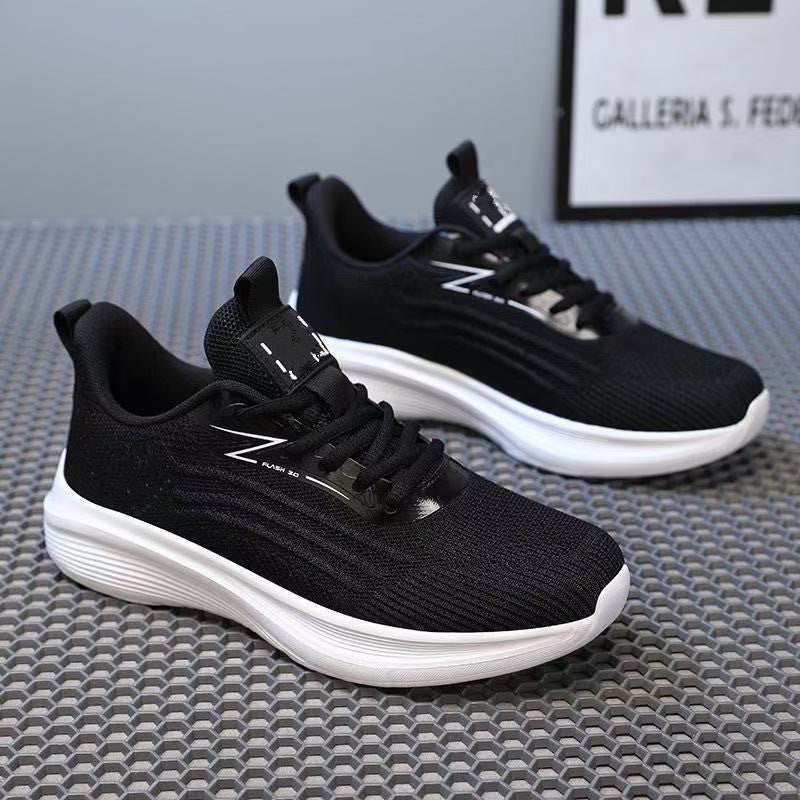 Damen Sportliche Lauf-Sneaker mit atmungsaktiver Oberflächenstruktur und stoßdämpfender Sohle R&B