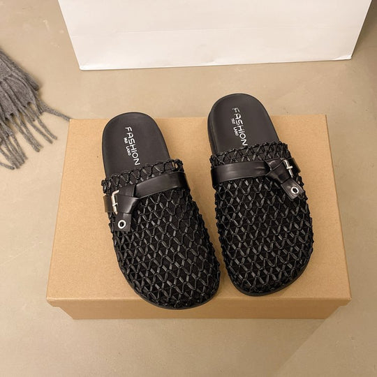 Damen moderne Slipper mit innovativem Waben-Design R&B