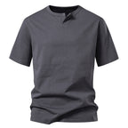 Herren T-Shirt mit modernem Ausschnitt und komfortablem Schnitt