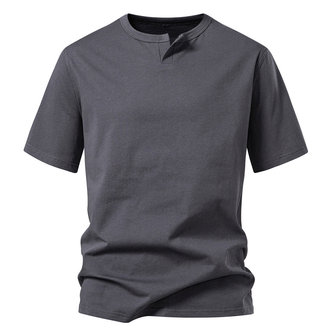 Herren T-Shirt mit modernem Ausschnitt und komfortablem Schnitt