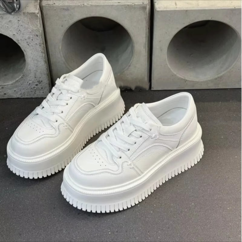 Damen Modische Sneaker mit plateauartiger Sohle und atmungsaktivem Design R&B