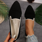 Damen elegante und bequeme Slip-On Ballerinas R&B