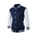 Herren varsity Jacke mit sportlichem Design und funktionalen Taschen R&B