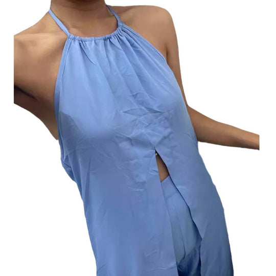 Damen Eleganter Zweiteiler mit stilvollem Mantel und cropped Hose R&B