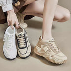 Damen Chunky Sneakers mit atmungsaktivem Obermaterial und dämpfender Sohle R&B