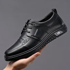 Herren Elegante Schnürschuhe aus hochwertigem Leder mit rutschfester Sohle R&B