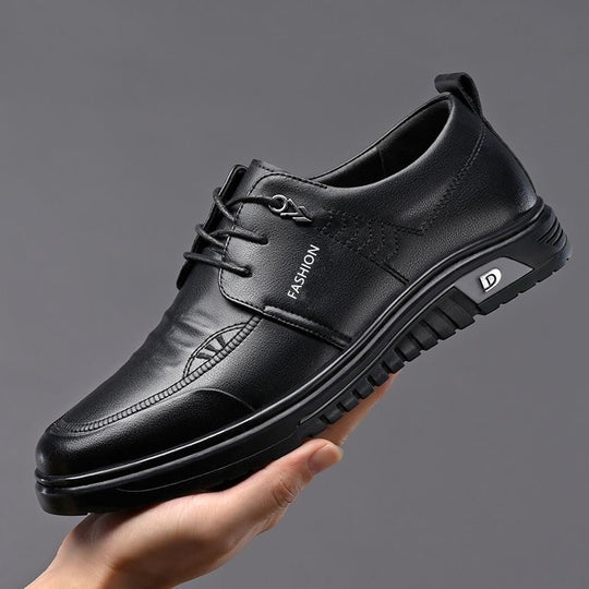Herren Elegante Schnürschuhe aus hochwertigem Leder mit rutschfester Sohle R&B