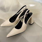 Damen Slingpumps mit Blockabsatz R&B